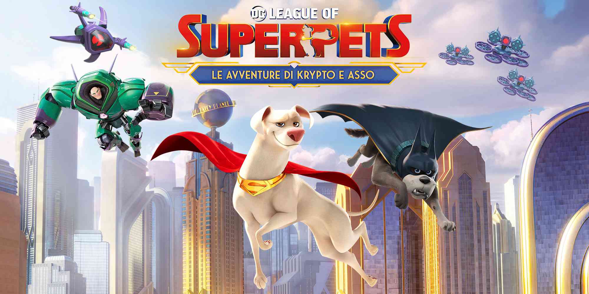 Annunciata la data di uscita di DC League of Superpets: Le Avventure di Crypto e Asso