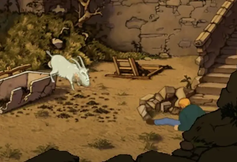 Anche in Broken Sword c'è un Boss da battere con l'intelligenza