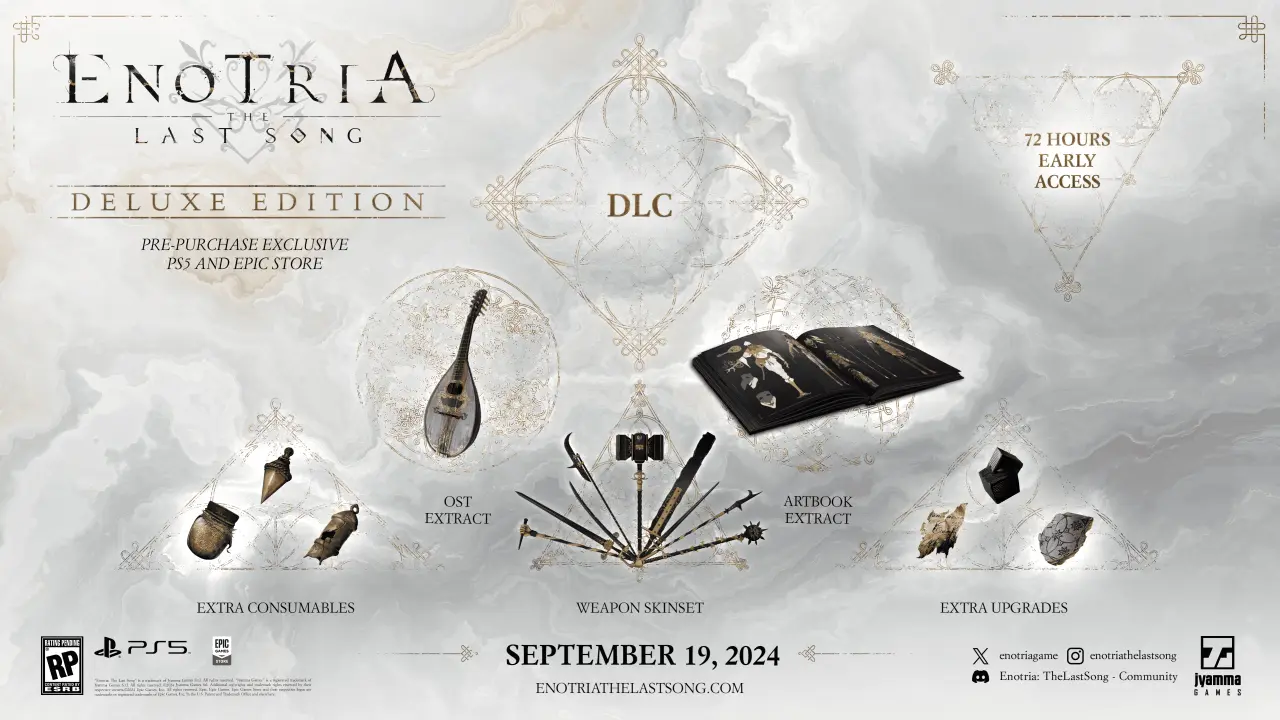 Enotria the last song, la deluxe edition