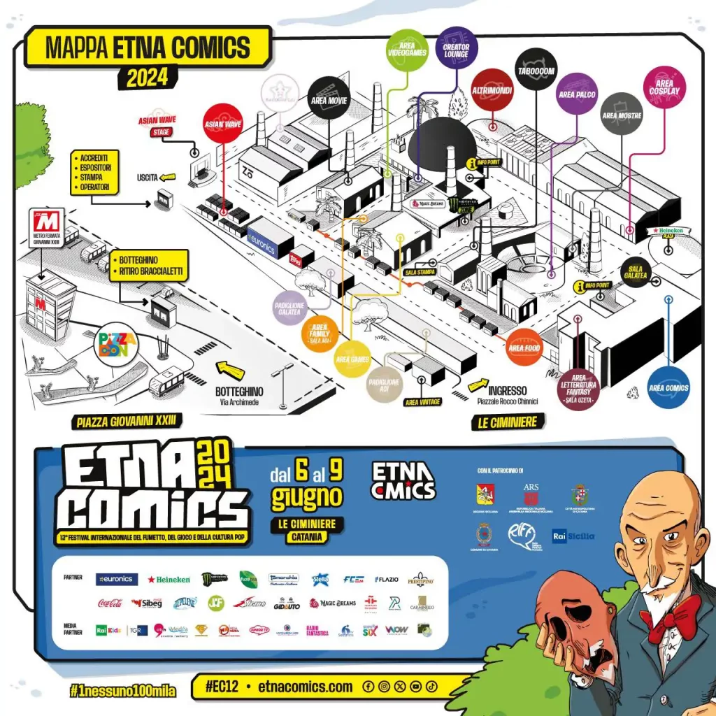 etna comics 2024 mappa location