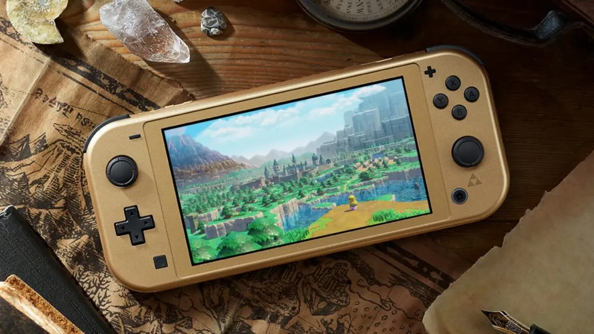 Nintendo annuncia una nuova Nintendo Switch Lite a tema Zelda
