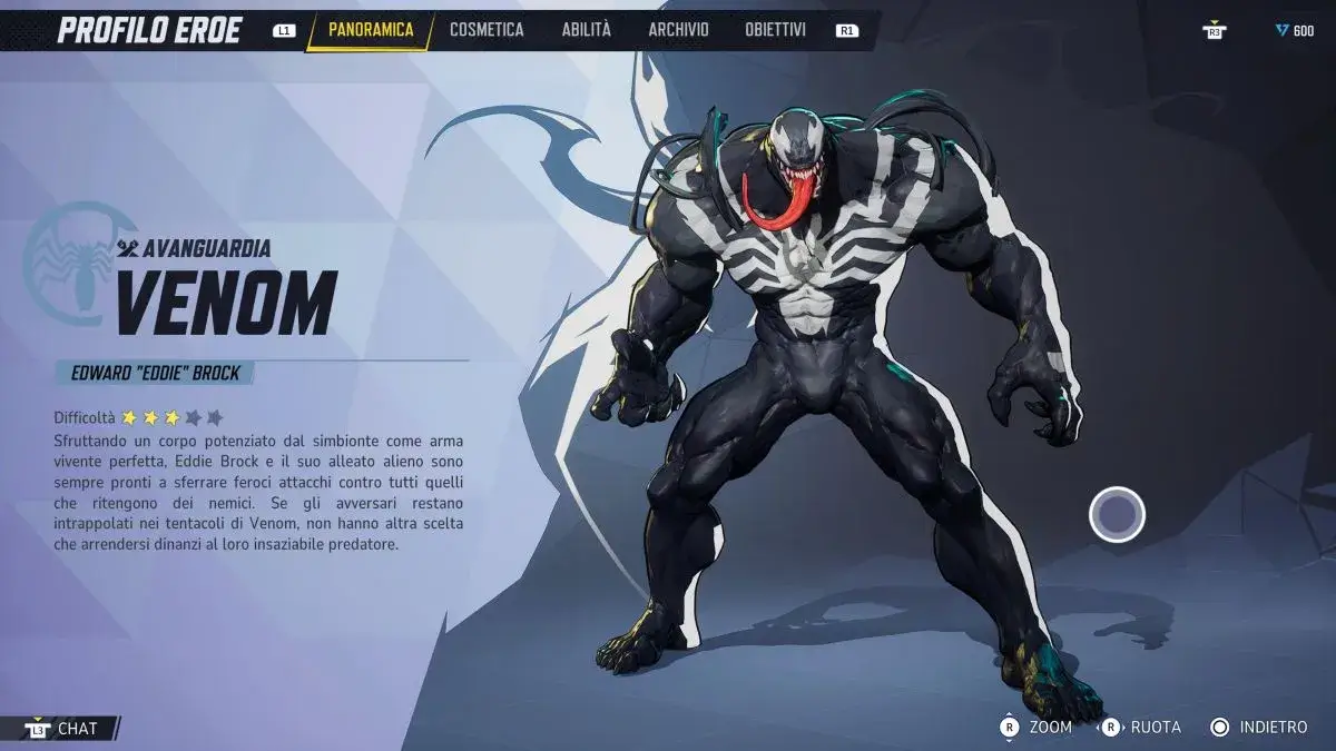 Marvel Rivals PROVATO - Closed Beta - Venom modello personaggio