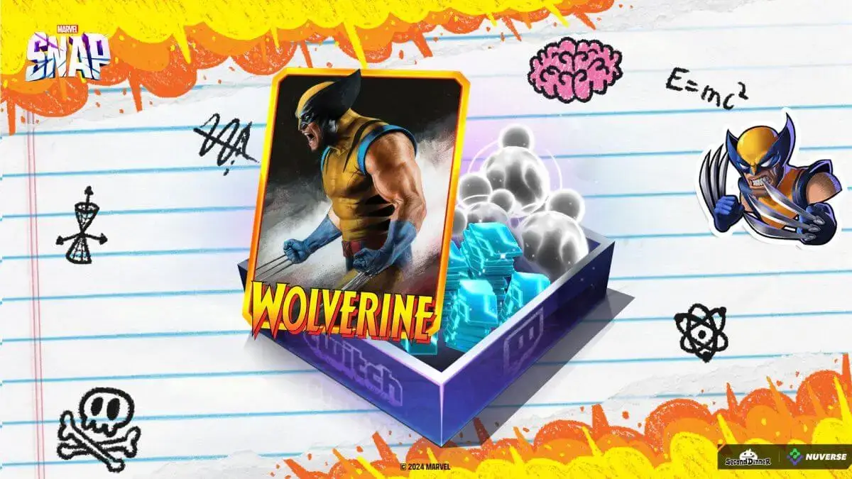 Marvel Snap Twitch Drops, Variante di Wolverine in regalo
