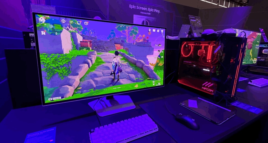 Anteprima dei prodotti SAMSUNG ODYSSEY a GAMESCOM 2024 Genshin brilla nei nuovi monitor Samsung