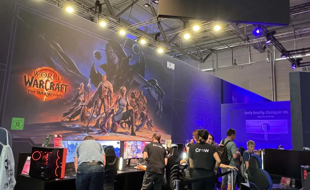 Anteprima dei prodotti SAMSUNG ODYSSEY a GAMESCOM 2024 Sullo showfloor erano presenti diversi con i quali sperimentare le capacità tecniche dei monitor Samsung