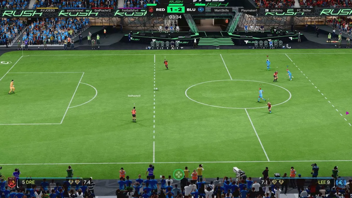 EA Sports FC 25 PROVATO GAMESCOM 2024 La modalità rush semplifica di molto le regole di gioco per un'esperienza più mirata a divertire che a fare attenzione alle performance