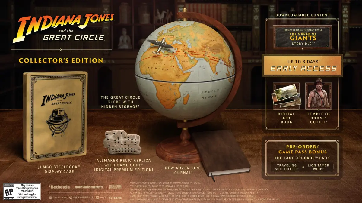 Indiana Jones e l’Antico Cerchio, le edizioni Premium e Collector’s includono il nuovo DLC