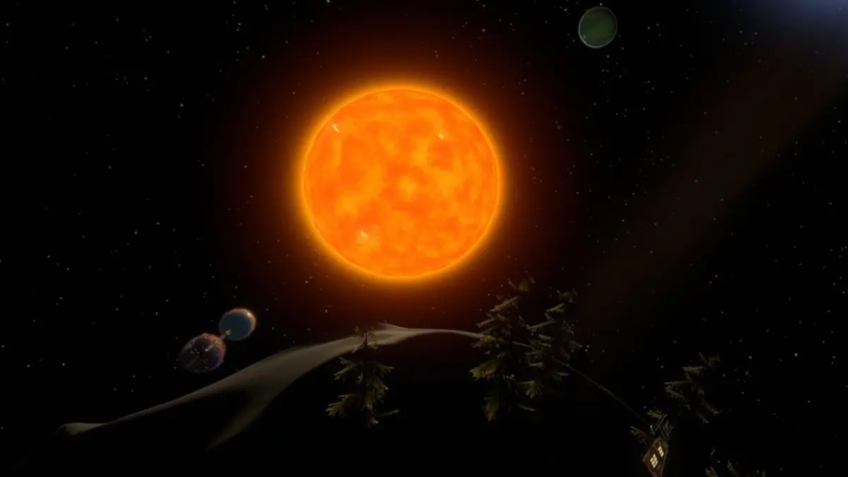 Uno sguardo ad alcuni pianeti che compongono il sistema solare di Outer Wilds.