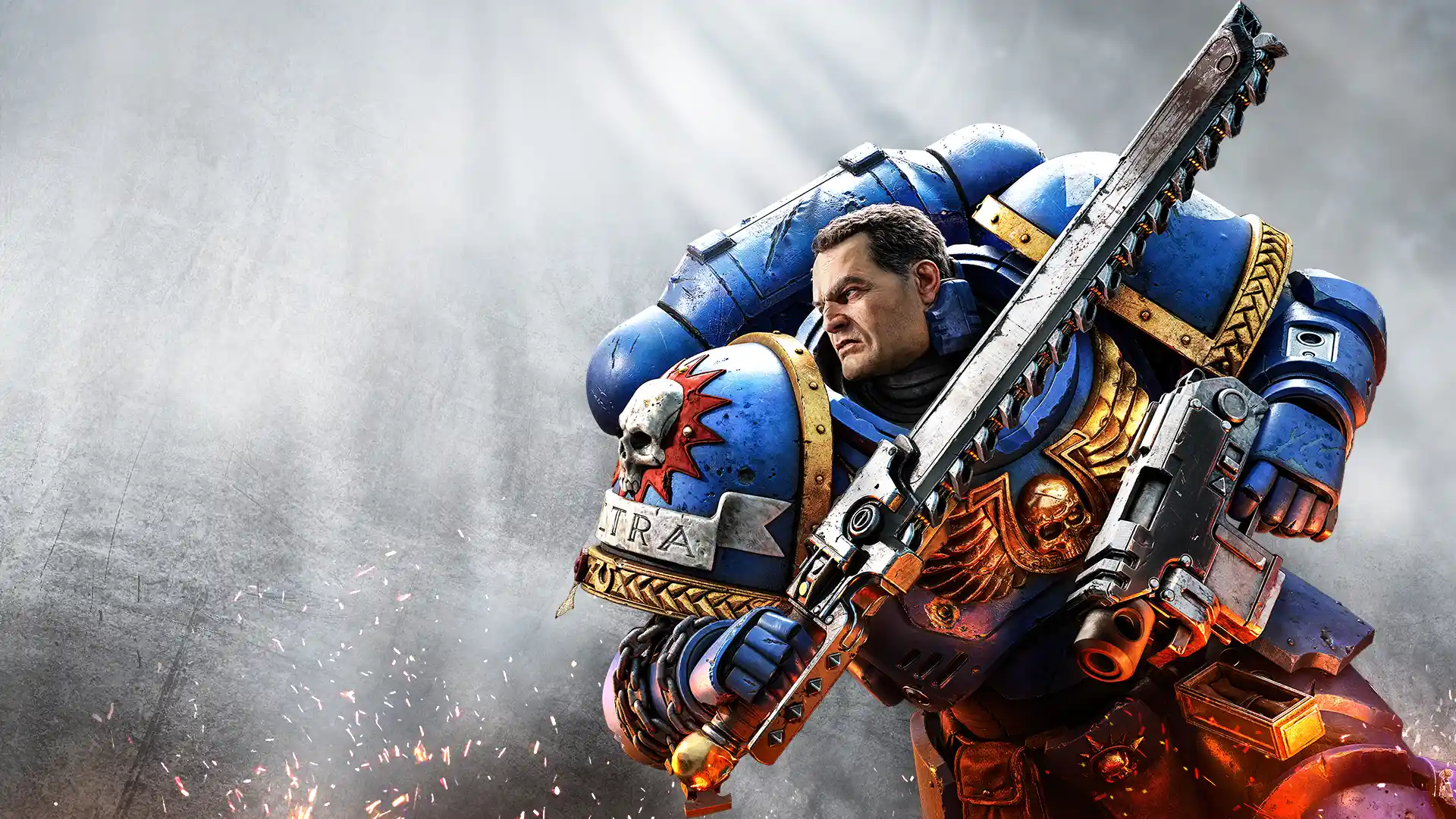 Warhammer Space Marine 2 Recensione Ritorno al tetro futuro key art del gioco