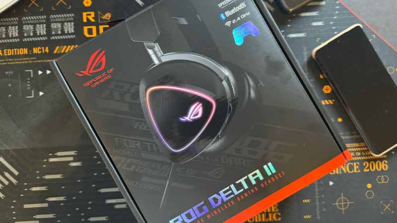 recensione asus rog delta II cuffie gaming