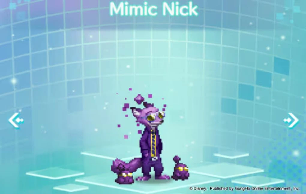 Disney Pixel RPG COME SCONFIGGERE Mimic Nick