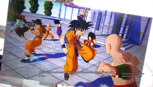 Dragon Ball Sparking Zero Goku si allena con gli amici