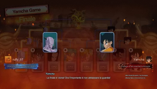 Dragon Ball Sparking Zero Yamcha game finale