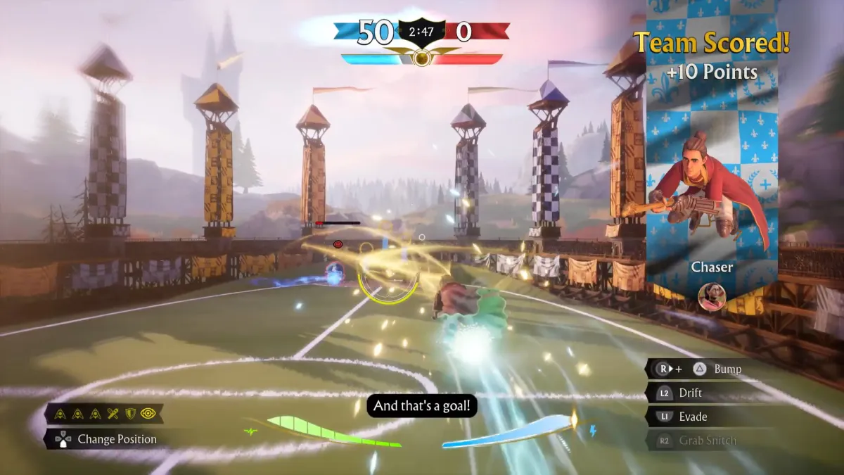 Harry Potter Quidditch Champions RECENSIONE La UI è senz'arte nè parte