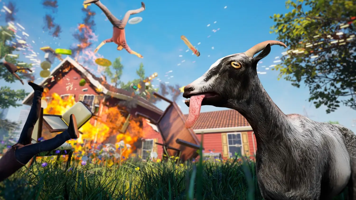 Immagine recensione di Goat Simulator Remastered