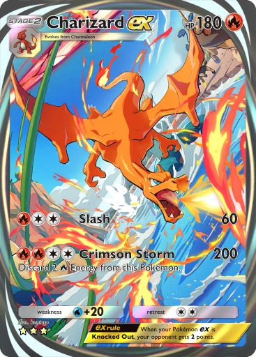 Charizard EX immersivo