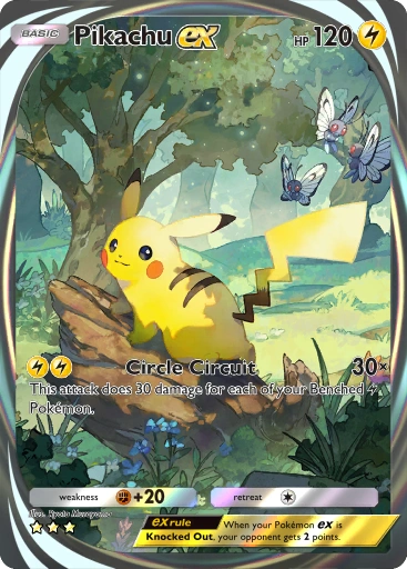 pikachu ex immerive pockemon pocket