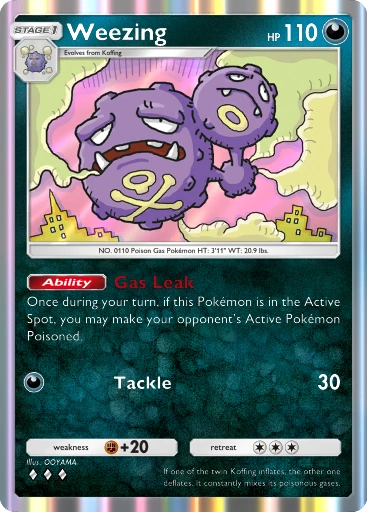 weezing pokemon pocket