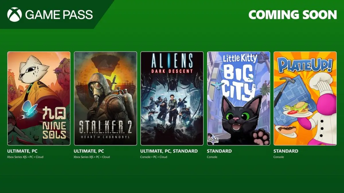 Xbox Game Pass Novembre 2024 Nine Sols Stalker 2 Genshin Impact