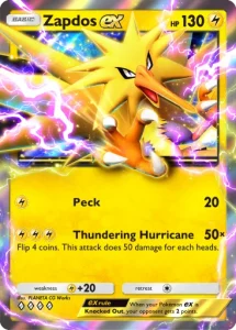 Zapdos EX pockemon pocket