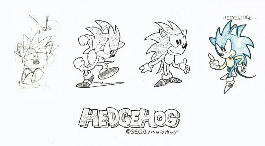 Prima bozza di Sonic