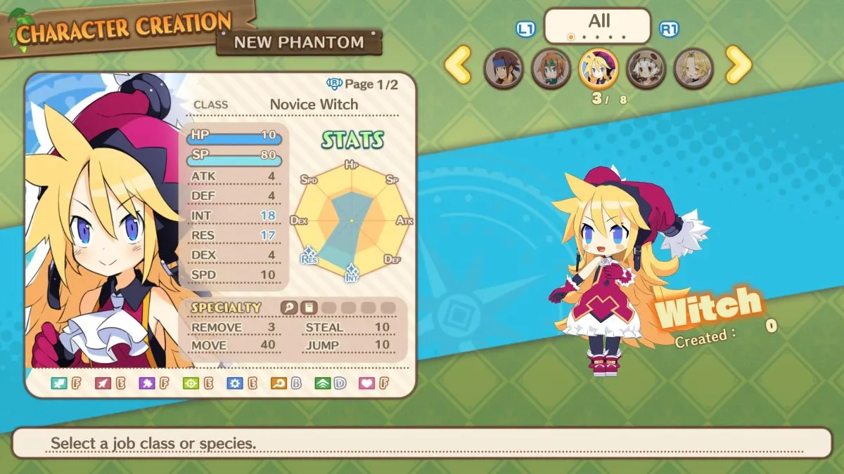 Phantom Brave The Lost Hero Recensione - Creazione unità